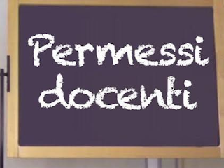 Permesso docenti per servizio